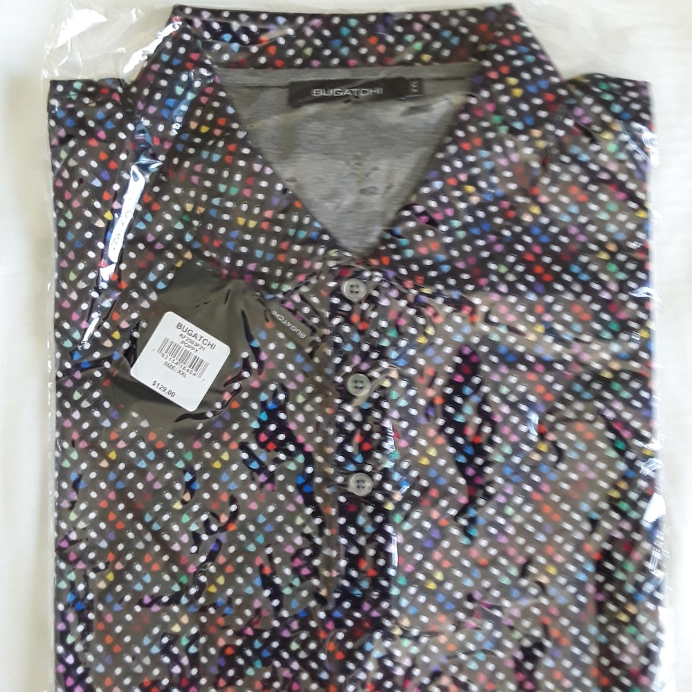 Bugatchi shirt for men NWT